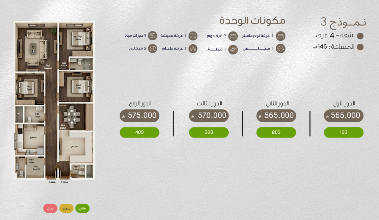 شقق تمليك في الخبر